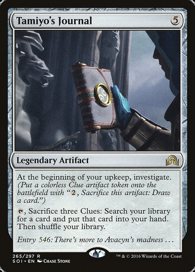 Image for Tamiyo's Journal (Entry 546) (265) [Shadows over Innistrad] - Magic: The Gathering