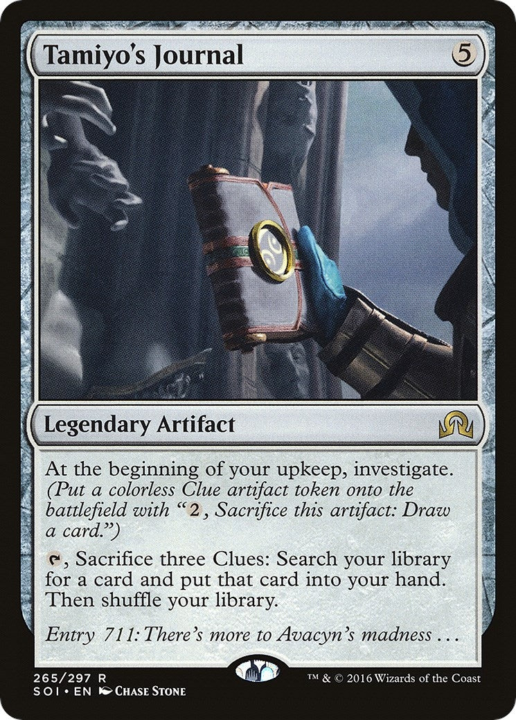 Image for Tamiyo's Journal (Entry 711) (265) [Shadows over Innistrad] - Magic: The Gathering