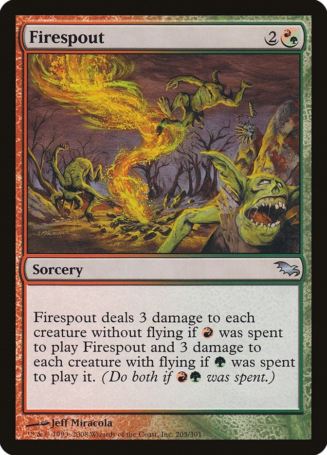 Image for Firespout (205) [Shadowmoor] - Magic: The Gathering