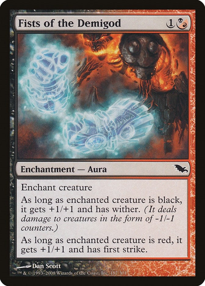 Image for Fists of the Demigod (187) [Shadowmoor] - Magic: The Gathering