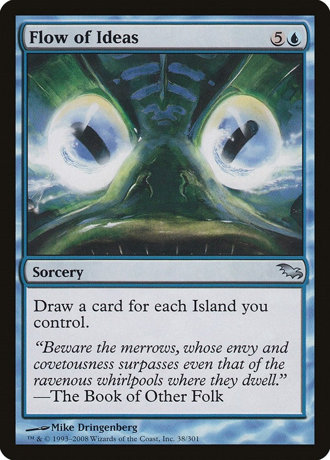 Image for Flow of Ideas (38) [Shadowmoor] - Magic: The Gathering