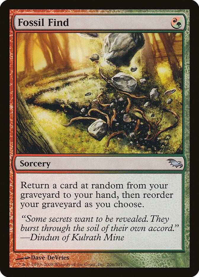 Image for Fossil Find (206) [Shadowmoor] - Magic: The Gathering