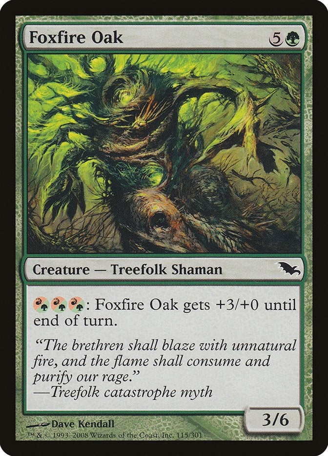 Image for Foxfire Oak (115) [Shadowmoor] - Magic: The Gathering