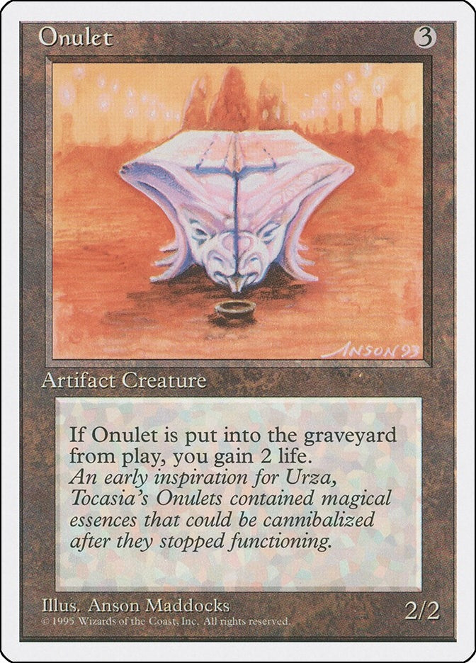 Image for Onulet [Fourth Edition] - Magic: The Gathering