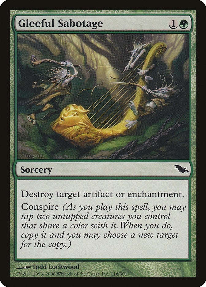 Image for Gleeful Sabotage (116) [Shadowmoor] - Magic: The Gathering