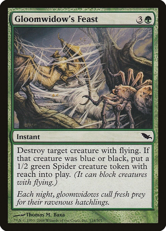 Image for Gloomwidow's Feast (118) [Shadowmoor] - Magic: The Gathering