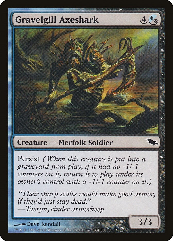 Image for Gravelgill Axeshark (164) [Shadowmoor] - Magic: The Gathering