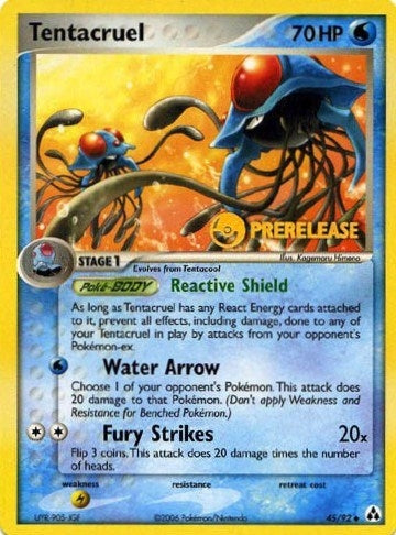 Image for Tentacruel - 45/92 (Prerelease) (45/92) [Nintendo Promos] - Pokemon