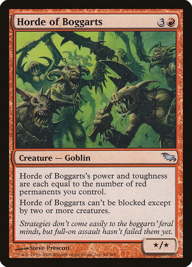 Image for Horde of Boggarts (94) [Shadowmoor] - Magic: The Gathering