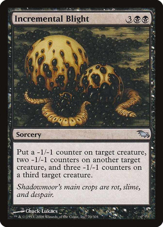 Image for Incremental Blight (70) [Shadowmoor] - Magic: The Gathering