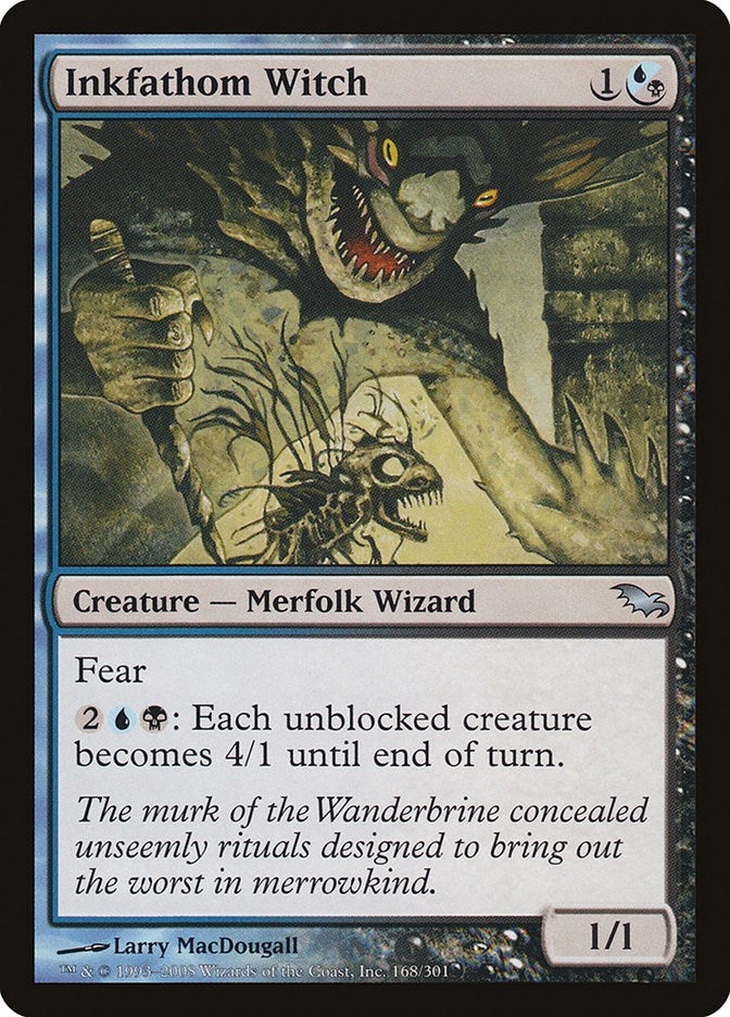Image for Inkfathom Witch (168) [Shadowmoor] - Magic: The Gathering