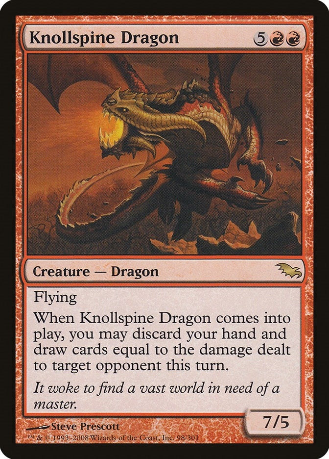 Image for Knollspine Dragon (98) [Shadowmoor] - Magic: The Gathering
