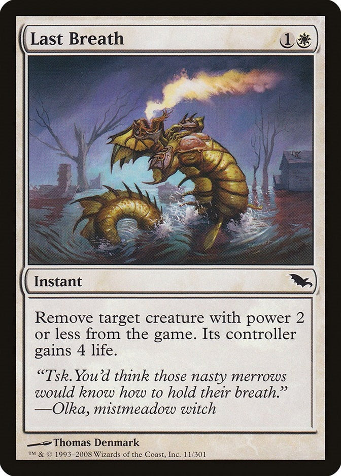 Image for Last Breath (11) [Shadowmoor] - Magic: The Gathering