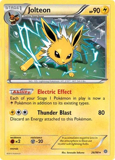 Image for Jolteon - 26/98 (Cosmos Holo) (026/098) [Miscellaneous Cards & Products] - Pokemon