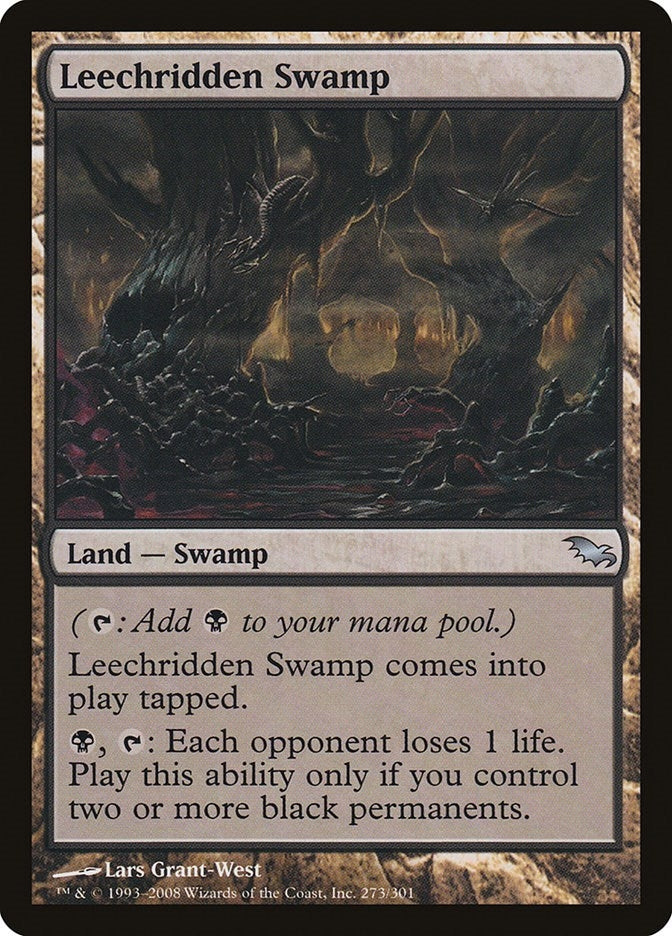 Image for Leechridden Swamp (273) [Shadowmoor] - Magic: The Gathering