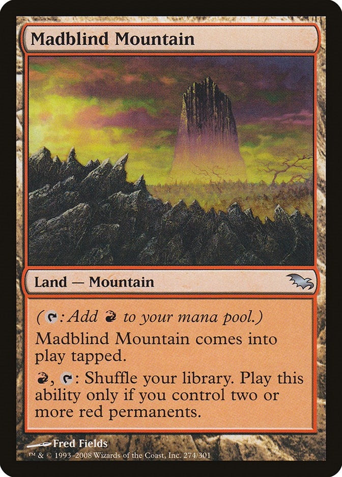 Image for Madblind Mountain (274) [Shadowmoor] - Magic: The Gathering