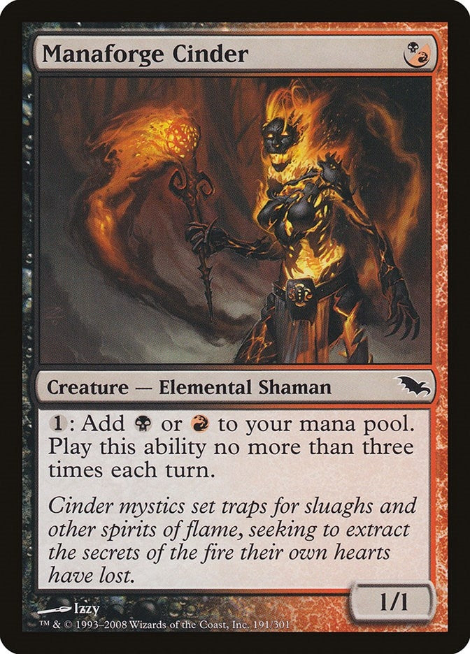 Image for Manaforge Cinder (191) [Shadowmoor] - Magic: The Gathering