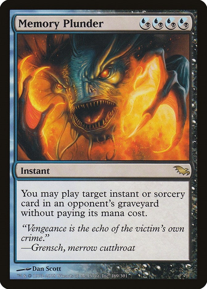 Image for Memory Plunder (169) [Shadowmoor] - Magic: The Gathering