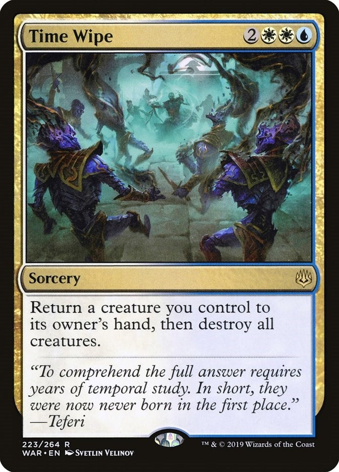 Image for Time Wipe (223) [War of the Spark] - Magic: The Gathering