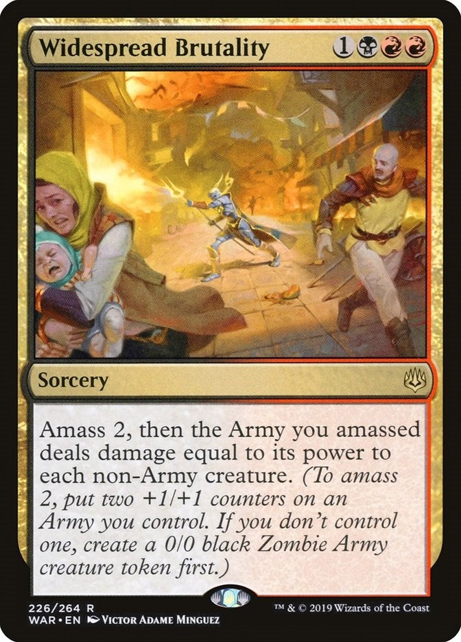 Image for Widespread Brutality (226) [War of the Spark] - Magic: The Gathering