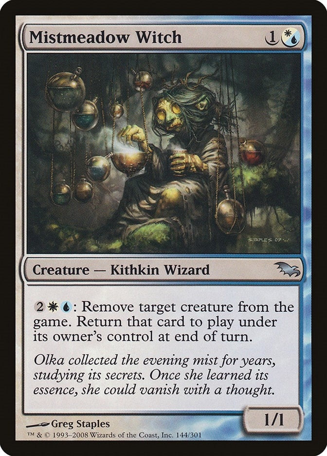 Image for Mistmeadow Witch (144) [Shadowmoor] - Magic: The Gathering