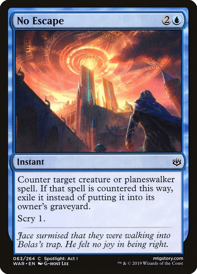 Image for No Escape (63) [War of the Spark] - Magic: The Gathering