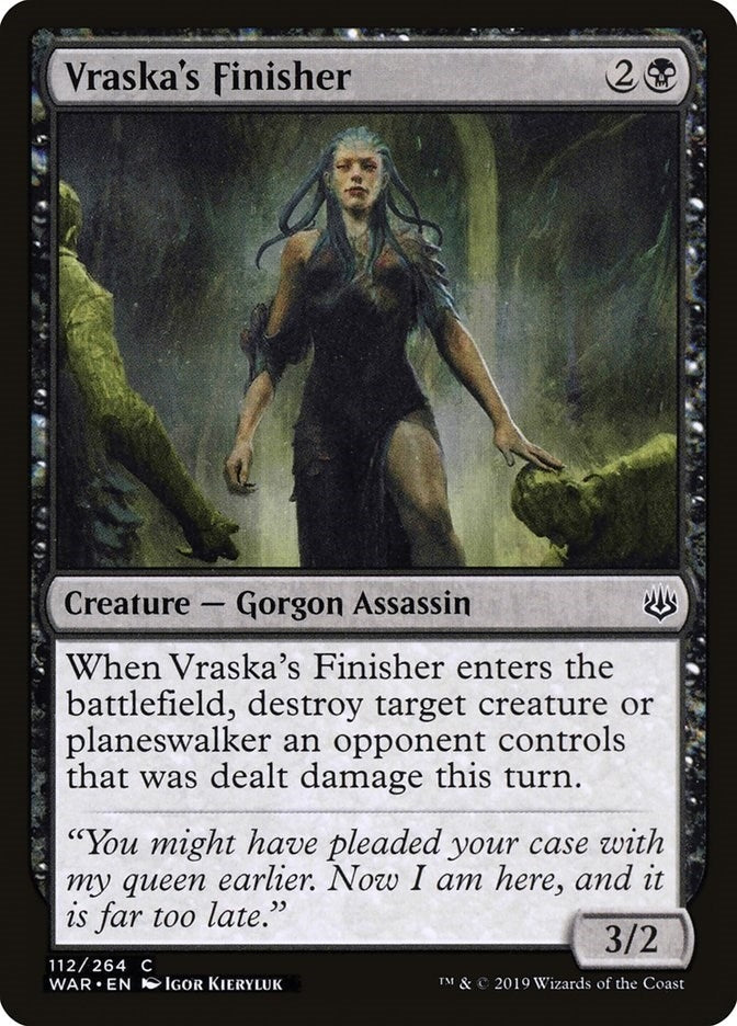 Image for Vraska's Finisher (112) [War of the Spark] - Magic: The Gathering