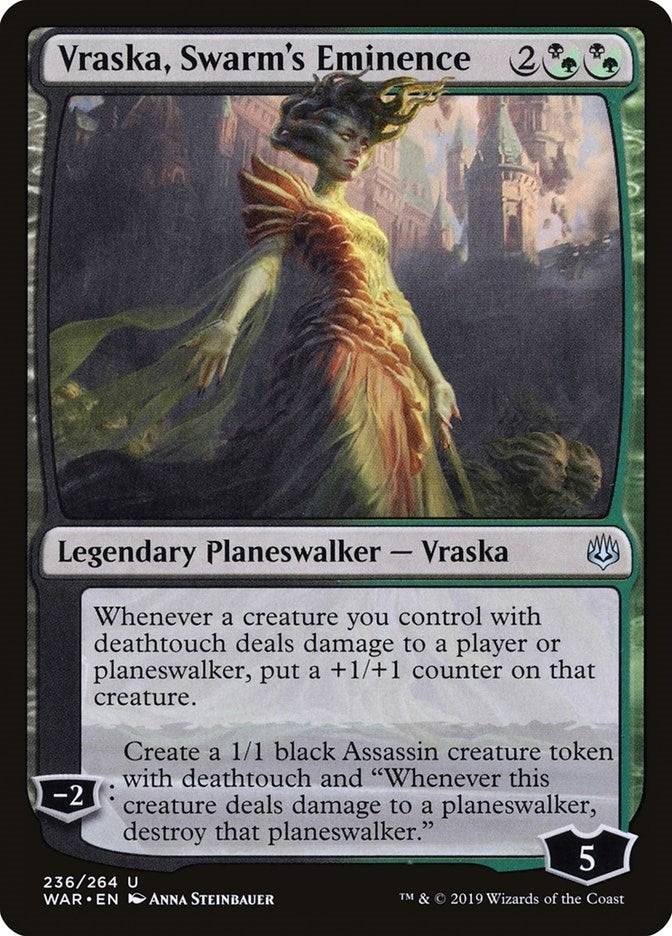 Image for Vraska, Swarm's Eminence (236) [War of the Spark] - Magic: The Gathering