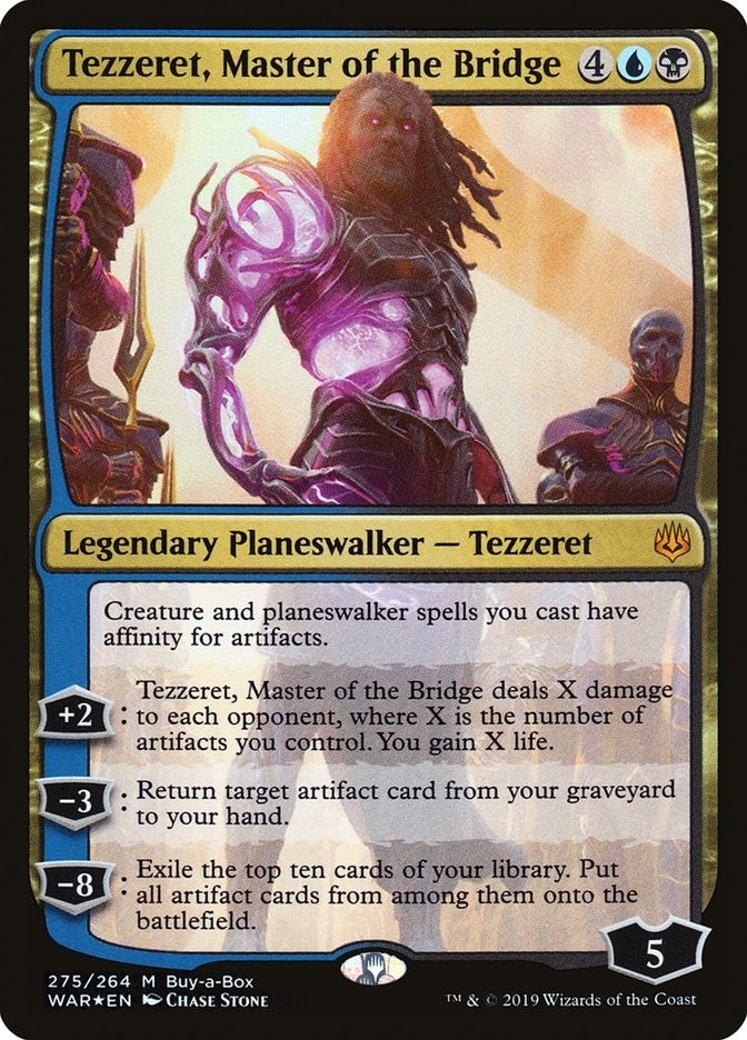 Image for Tezzeret, Master of the Bridge (275) [Buy-A-Box Promos] - Magic: The Gathering