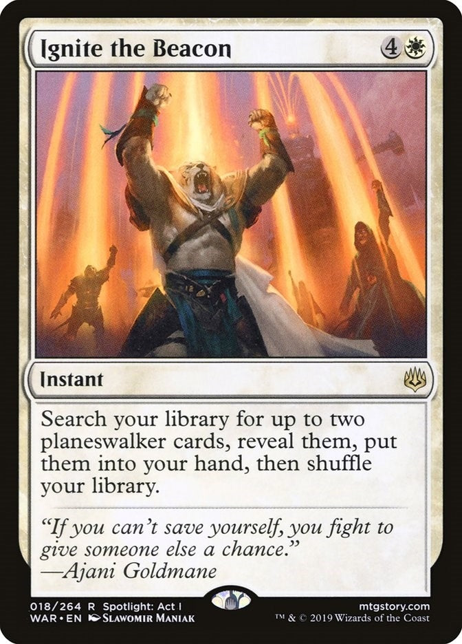 Image for Ignite the Beacon (18) [War of the Spark] - Magic: The Gathering