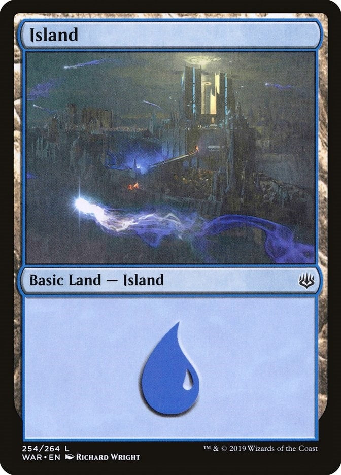 Image for Island (254) (254) [War of the Spark] - Magic: The Gathering