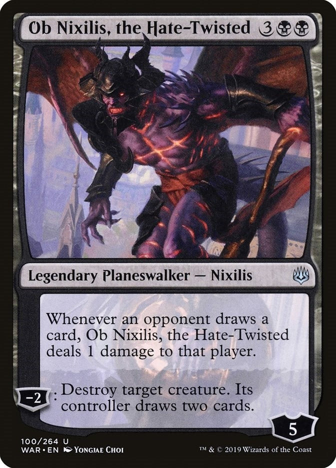 Image for Ob Nixilis, the Hate-Twisted (100) [War of the Spark] - Magic: The Gathering