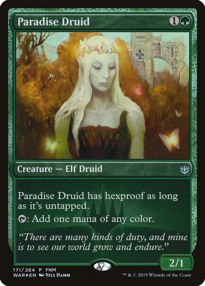 Image for Paradise Druid (171) [FNM Promos] - Magic: The Gathering