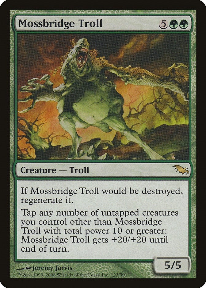 Image for Mossbridge Troll (123) [Shadowmoor] - Magic: The Gathering