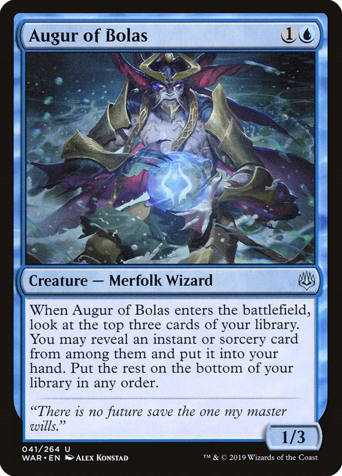 Image for Augur of Bolas (41) [War of the Spark] - Magic: The Gathering