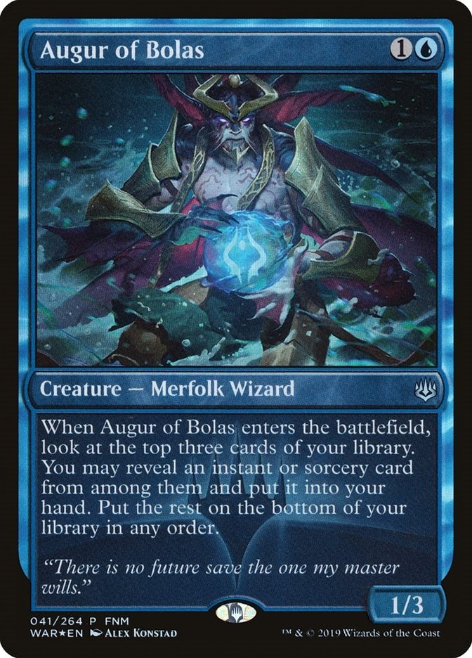 Image for Augur of Bolas (41) [FNM Promos] - Magic: The Gathering