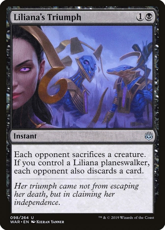 Image for Liliana's Triumph (98) [War of the Spark] - Magic: The Gathering