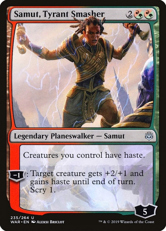 Image for Samut, Tyrant Smasher (235) [War of the Spark] - Magic: The Gathering