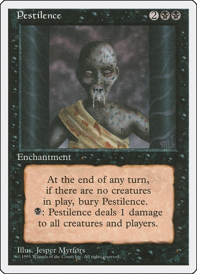 Image for Pestilence [Fourth Edition] - Magic: The Gathering