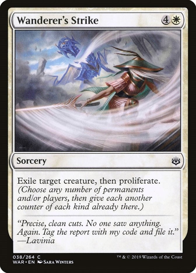 Image for Wanderer's Strike (38) [War of the Spark] - Magic: The Gathering