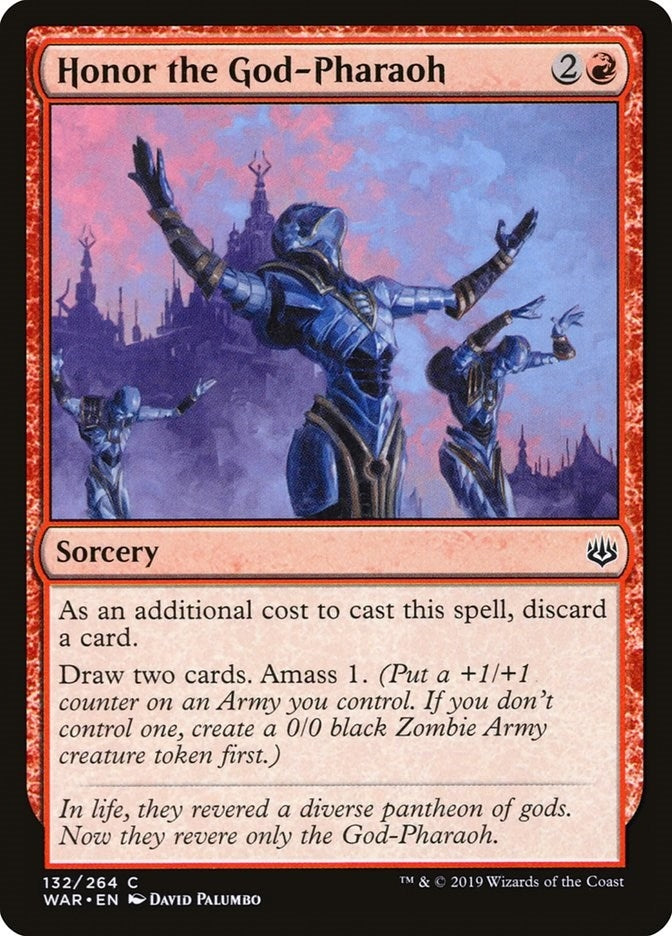 Image for Honor the God-Pharaoh (132) [War of the Spark] - Magic: The Gathering