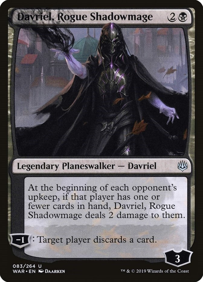 Image for Davriel, Rogue Shadowmage (83) [War of the Spark] - Magic: The Gathering