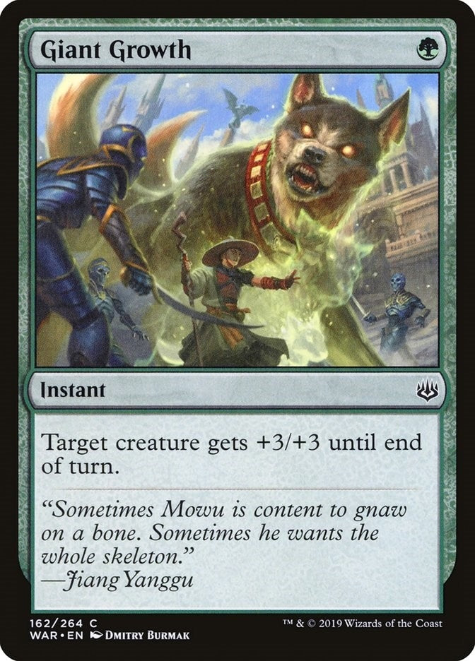 Image for Giant Growth (162) [War of the Spark] - Magic: The Gathering
