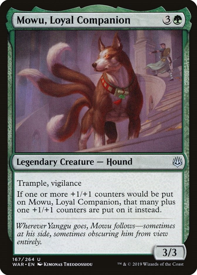 Image for Mowu, Loyal Companion (167) [War of the Spark] - Magic: The Gathering