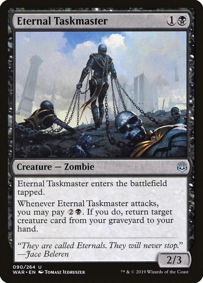 Image for Eternal Taskmaster (90) [War of the Spark] - Magic: The Gathering