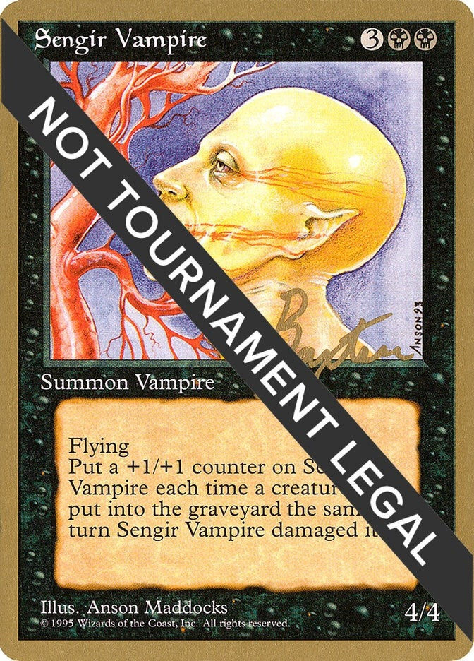 Image for Sengir Vampire - 1996 George Baxter (4ED) [World Championship Decks] - Magic: The Gathering