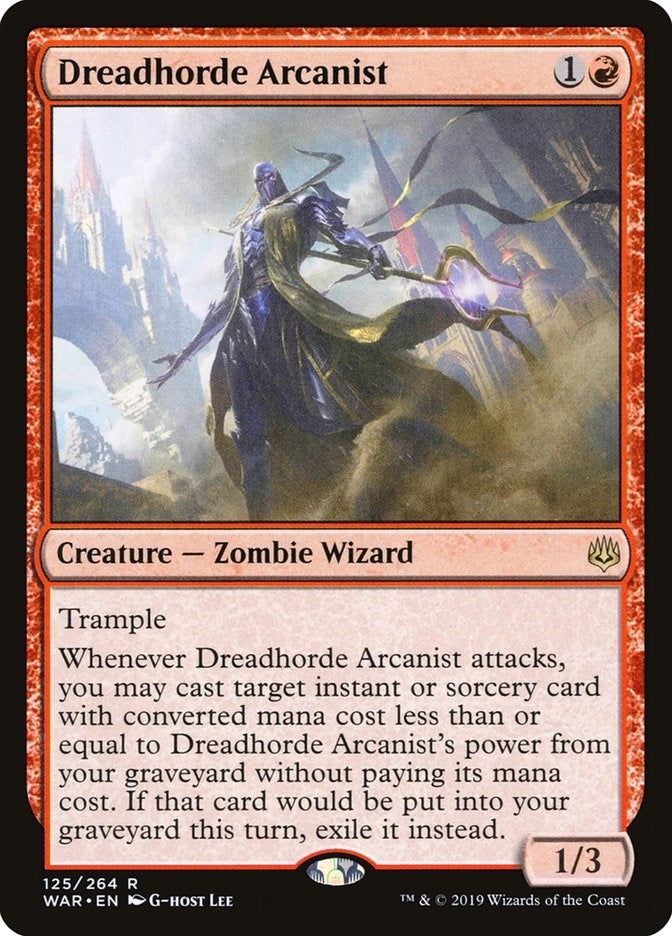 Image for Dreadhorde Arcanist (125) [War of the Spark] - Magic: The Gathering