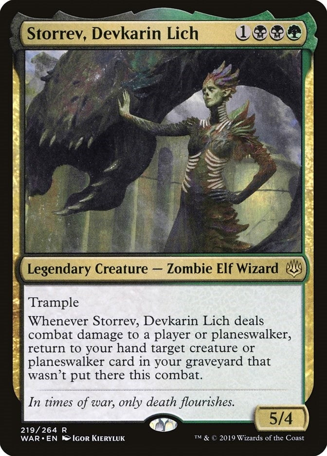 Image for Storrev, Devkarin Lich (219) [War of the Spark] - Magic: The Gathering