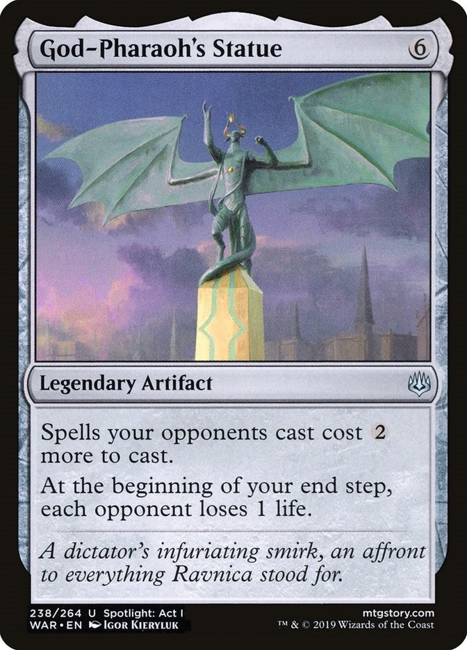 Image for God-Pharaoh's Statue (238) [War of the Spark] - Magic: The Gathering