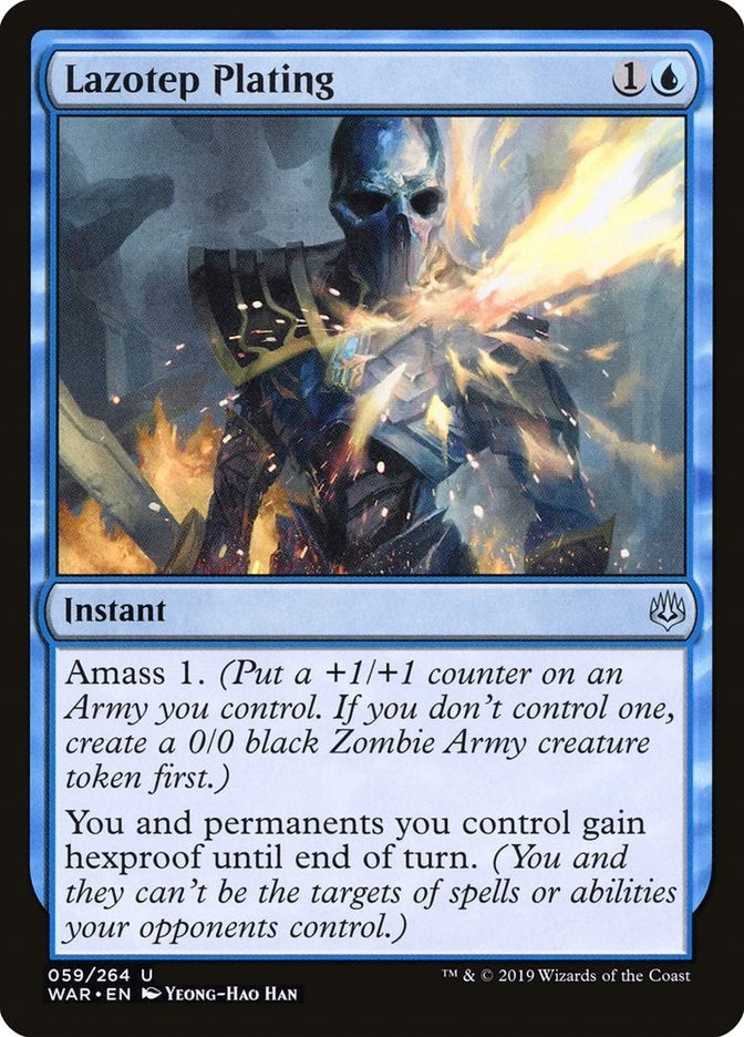 Image for Lazotep Plating (59) [War of the Spark] - Magic: The Gathering